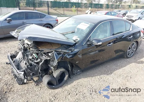 2014 Infiniti Q50 Premium из США, поврежденный, VIN JN1BV7AR3EM704499